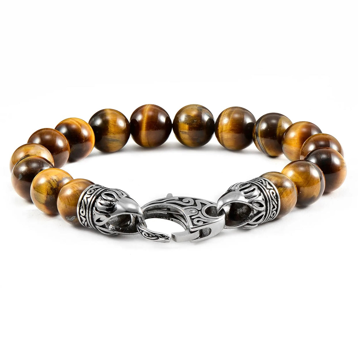 Natural Stone Stainless Steal Bracelet