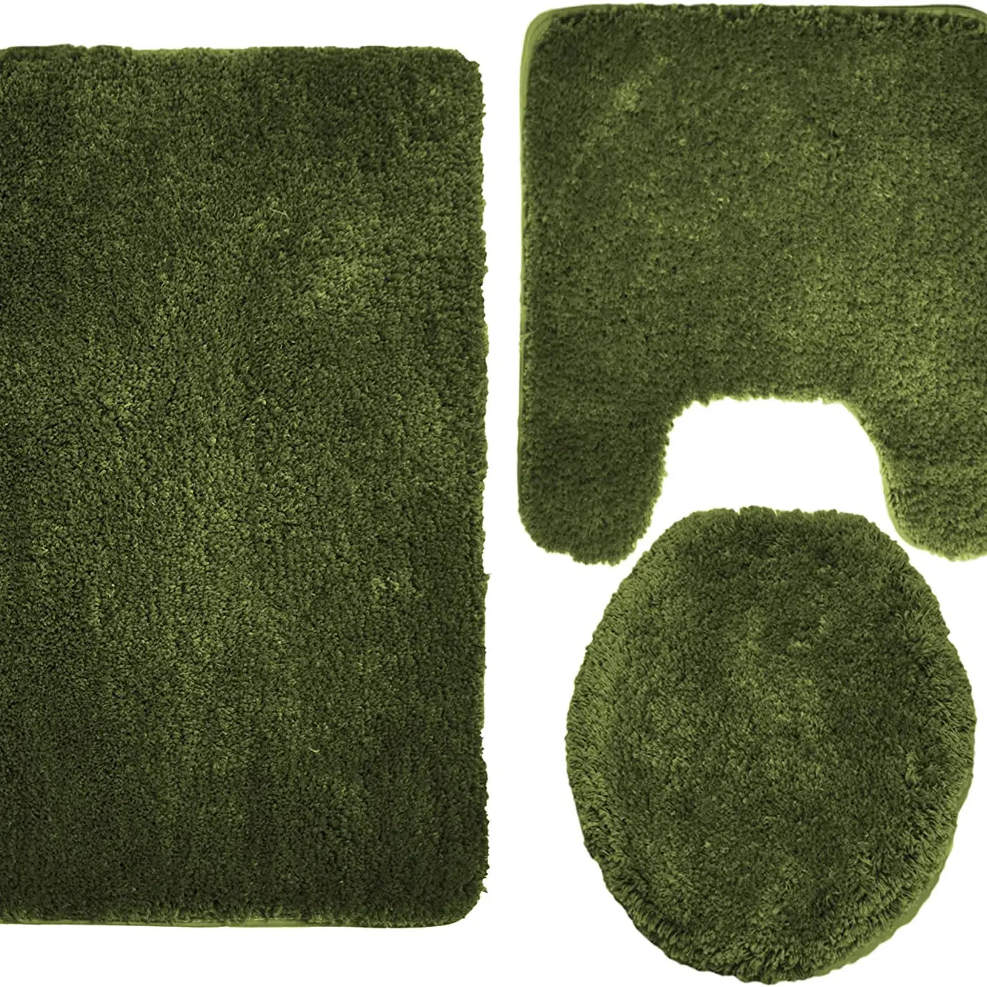 3pc Solid Bathmat Set