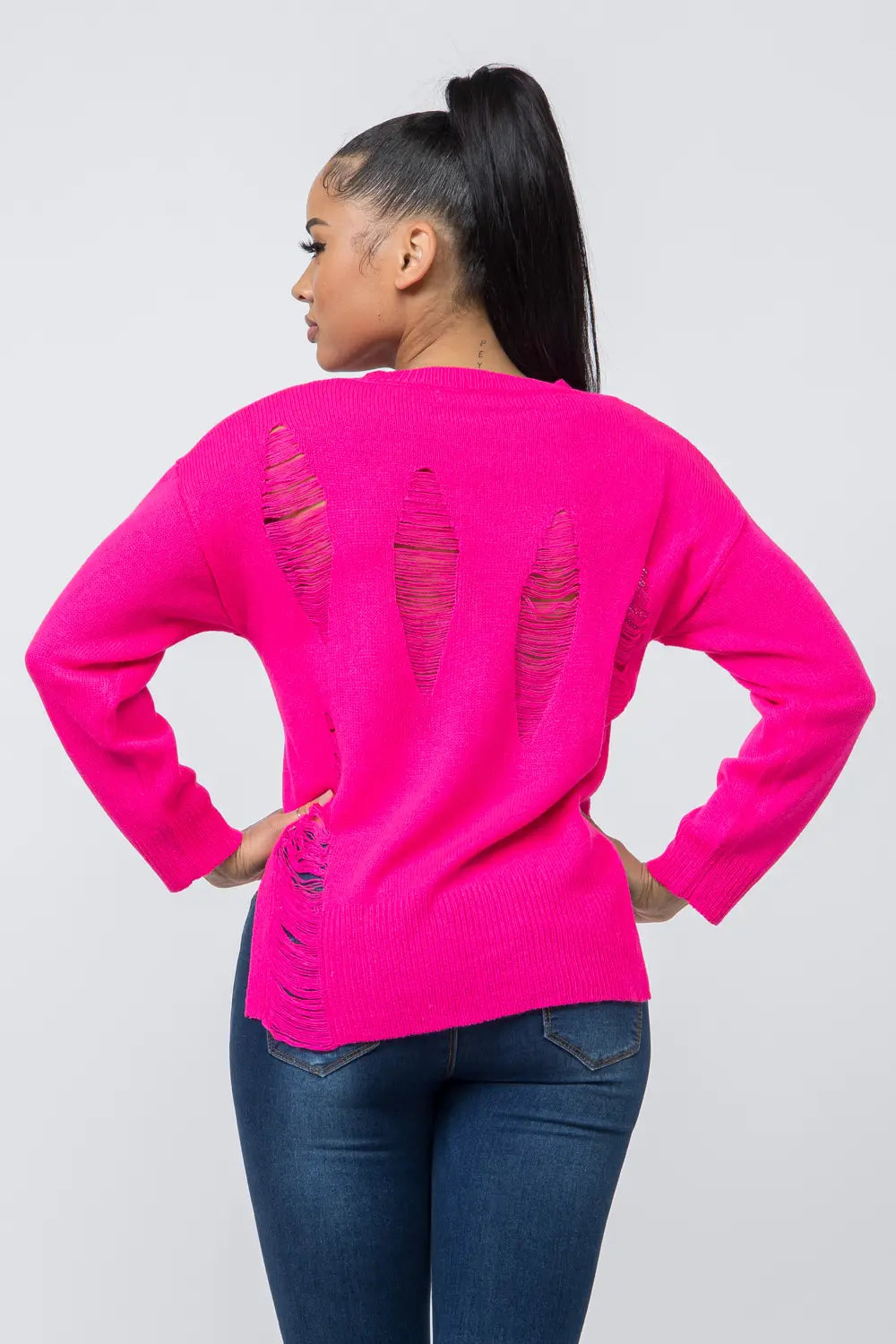 Long Sleeve Crew Neck Sweater