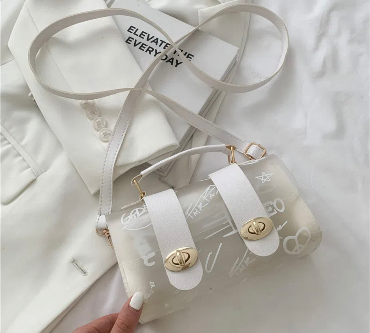 Transparent Jelly Crossbody Bag