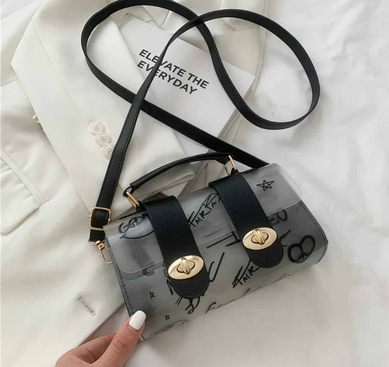 Transparent Jelly Crossbody Bag