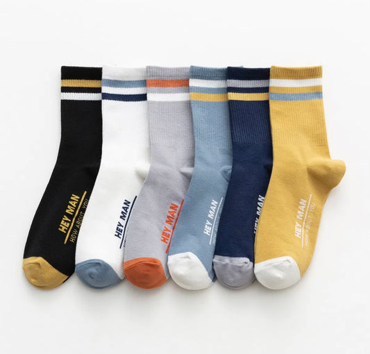 Men Letter Socks