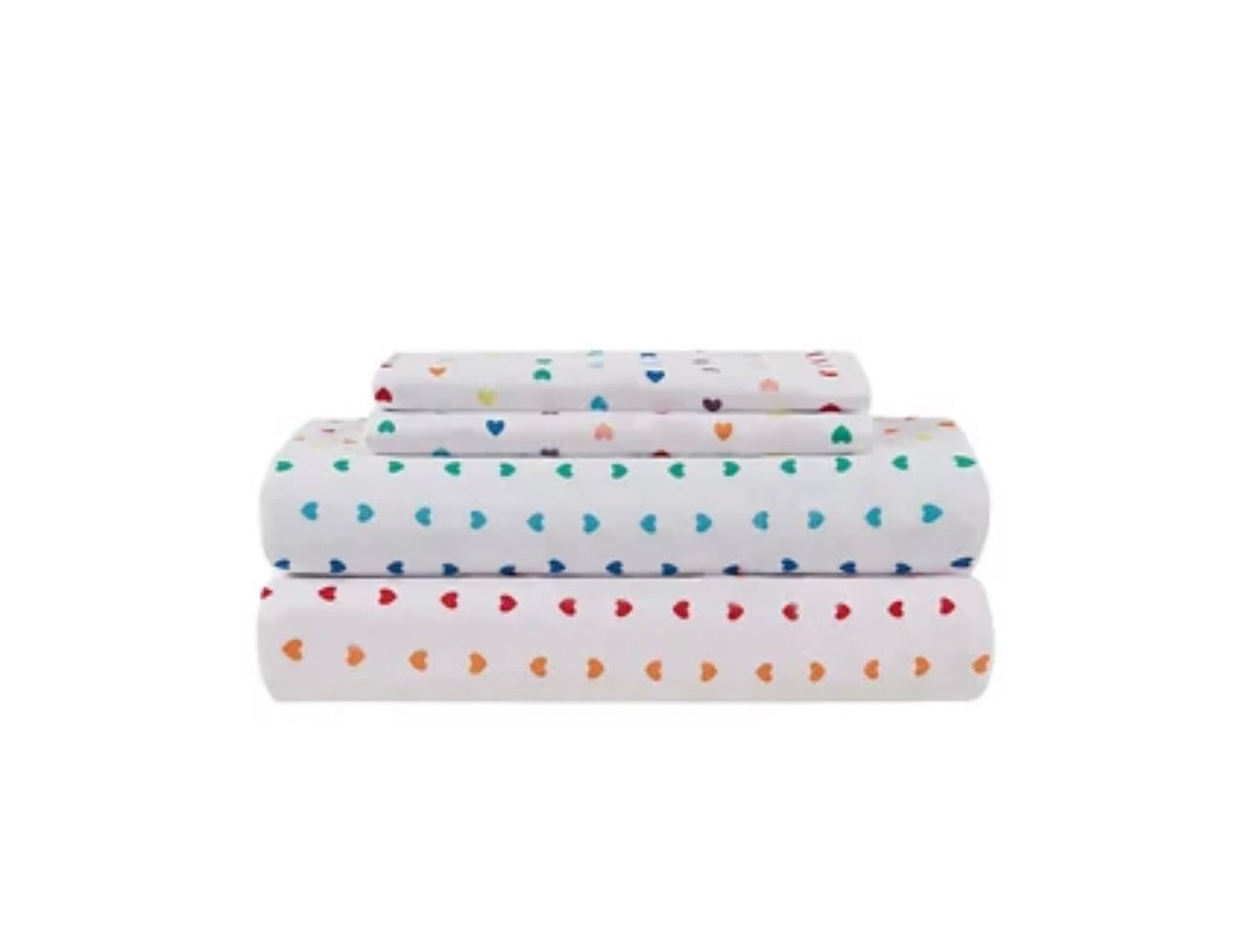 Super Soft Modern Heart Southern Twin Sheet Set