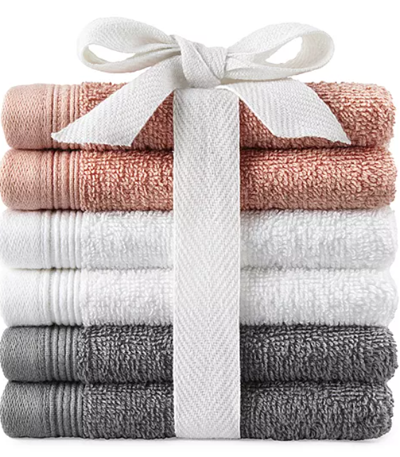 Home Express 6pc Washcloth Set