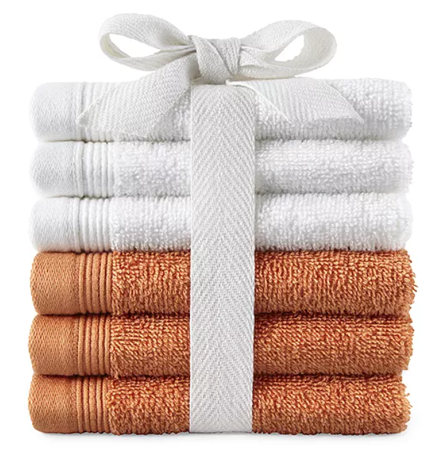 Home Express 6pc Washcloth Set