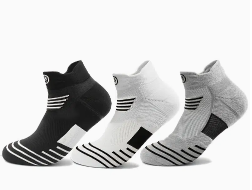 3pairs Sweat Resistant Breathable Sports Boat Socks For Outdoor Running Sports Socks