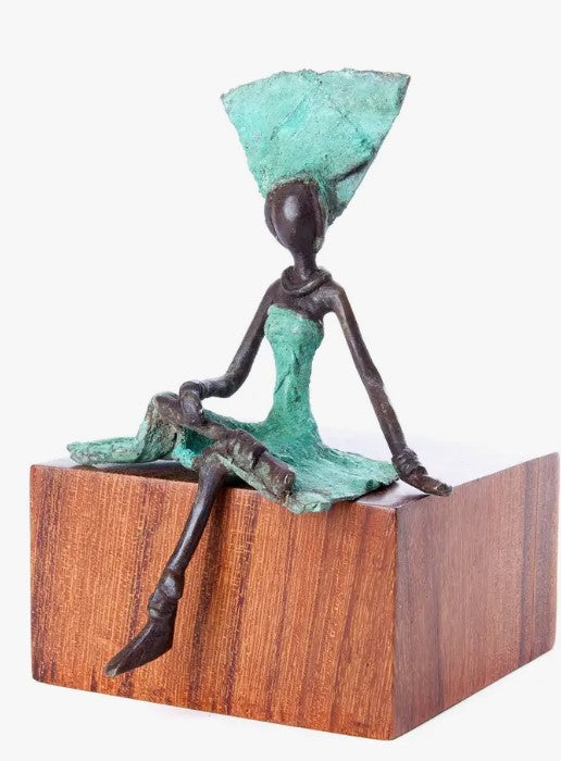 Bronze Sitting Lady