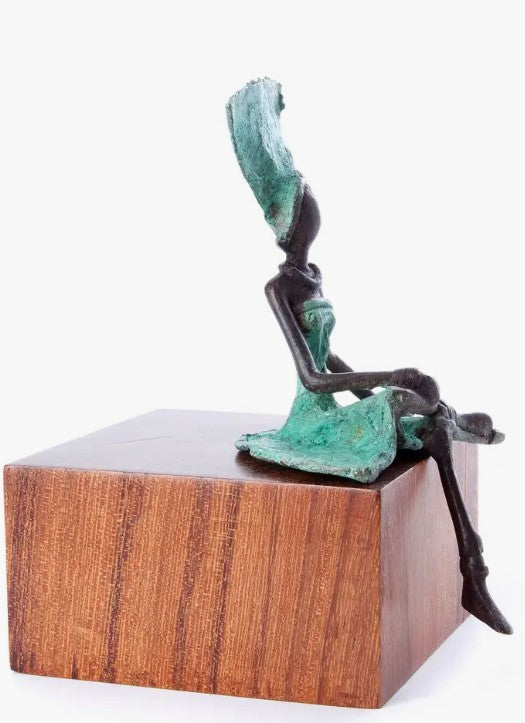 Bronze Sitting Lady