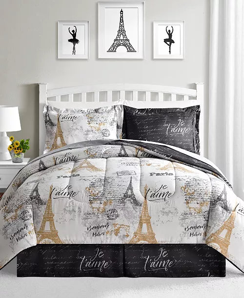 Paris Gold Reversible 8 Pc. Comforter Sets