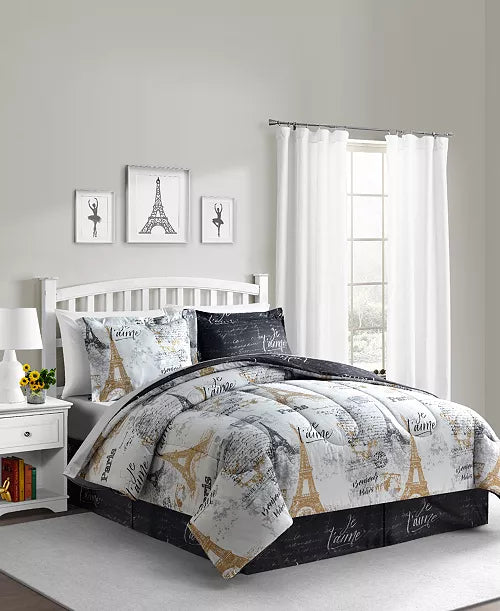 Paris Gold Reversible 8 Pc. Comforter Sets