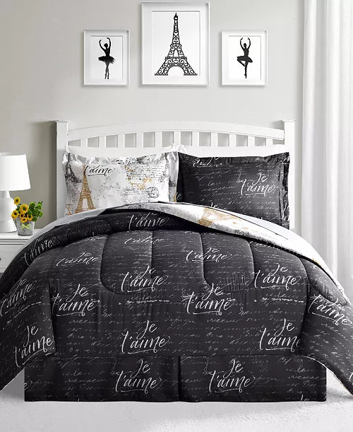 Paris Gold Reversible 8 Pc. Comforter Sets