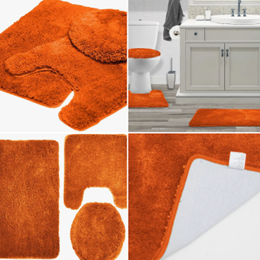 3pc Solid Bathmat Set